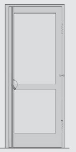 Afbeeldingen van INTERSTEEL Deurespagnolet afsluitbaar 2-punts 2500mm links