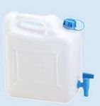 Afbeeldingen van Jerrycan met kraan wit 12 liter