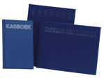 Afbeeldingen van Office kasboek 205x165 96blad blauw gebonden 2kolommen, 50206 