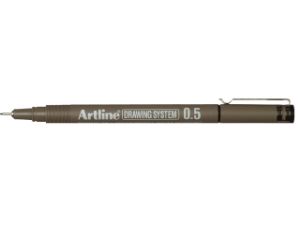 Afbeeldingen van Artline fineliner, 0.5 mm, 656203, zwart