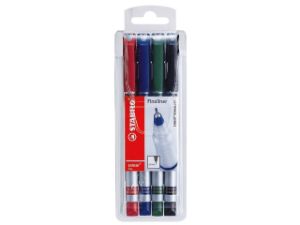 Afbeeldingen van Stabilo fineliner sensor, 189/4, verpakking 4 stuks, assortiment