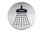 Afbeeldingen van Durable infobord pictogram, 83 mm, rond, douche, 493823