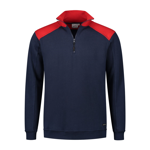 Afbeeldingen van Santino zipsweater tokyo navy/rood