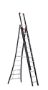 Afbeeldingen van Altrex Aluminium kokerladder (gecoat) - 3-delig reform Nevada 3x12