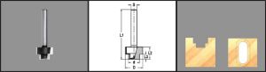 Afbeeldingen van JSO-TR Getrapte frees Hardmetaal (HW) 24.3mm 8mm