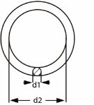 Afbeeldingen van DX Gelaste ring geg. 3x20