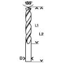 Afbeeldingen van Bosch Metaalboren HSS-Co, DIN 338 2.0x29