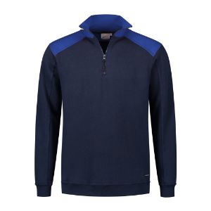 Afbeeldingen van Santino zipsweater tokyo navy/korenblauw