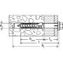 Afbeeldingen van fischer Constructieplug met zeskantschroef SXR FUS 10x60