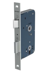 Afbeeldingen van ASSA ABLOY Badkamerdeurslot 2486, 50 mm, zonder sluitplaat, wc72, rvs