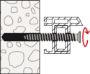 Afbeeldingen van fischer Kozijnschroef platte kop FFS 7.5x132