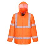 Afbeeldingen van PortWest regenjas H440 Hi-Viz oranje 5XL