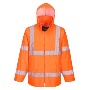 Afbeeldingen van PortWest regenjas H440 Hi-Viz oranje 4XL