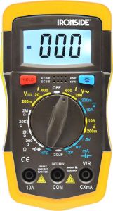 Afbeeldingen van Ironside Multimeter digitaal cat III 600V