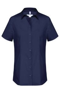 Afbeeldingen van Greiff dames blouse 6516 korte mouw marine