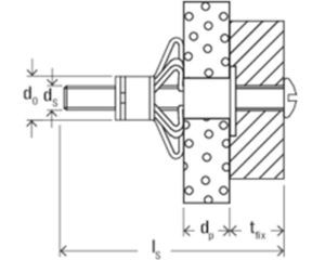 Afbeeldingen van fischer Hollewandplug met zeskantschroef HM 8x54mm