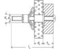 Afbeeldingen van fischer Hollewandplug met zeskantschroef HM 8x54mm