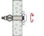 Afbeeldingen van fischer Hollewandplug met zeskantschroef HM 8x54mm