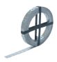 Afbeeldingen van GB Montageband / Windverband 25 meter 20 x 1mm verzinkt (sendzimir)